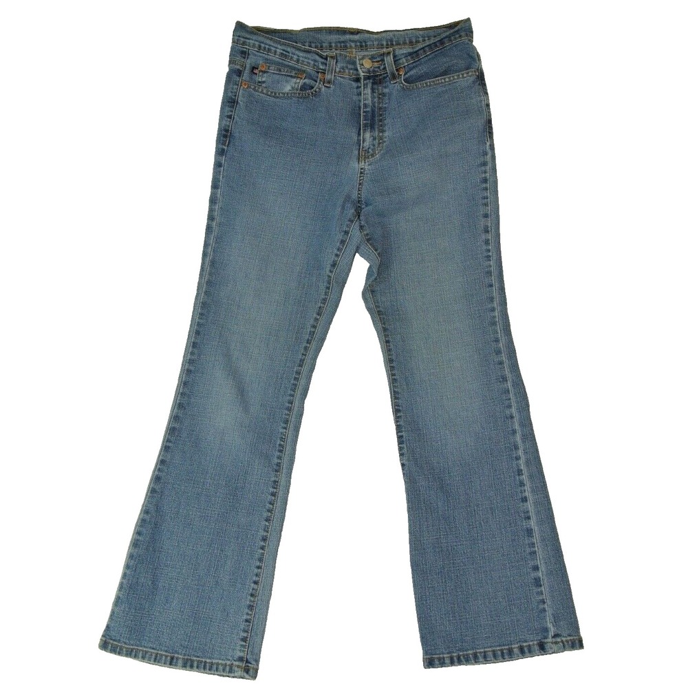 Polo Ralph Lauren Jeans Women's Size 10 Bootcut Stretch blue Denim pants 32 x 29